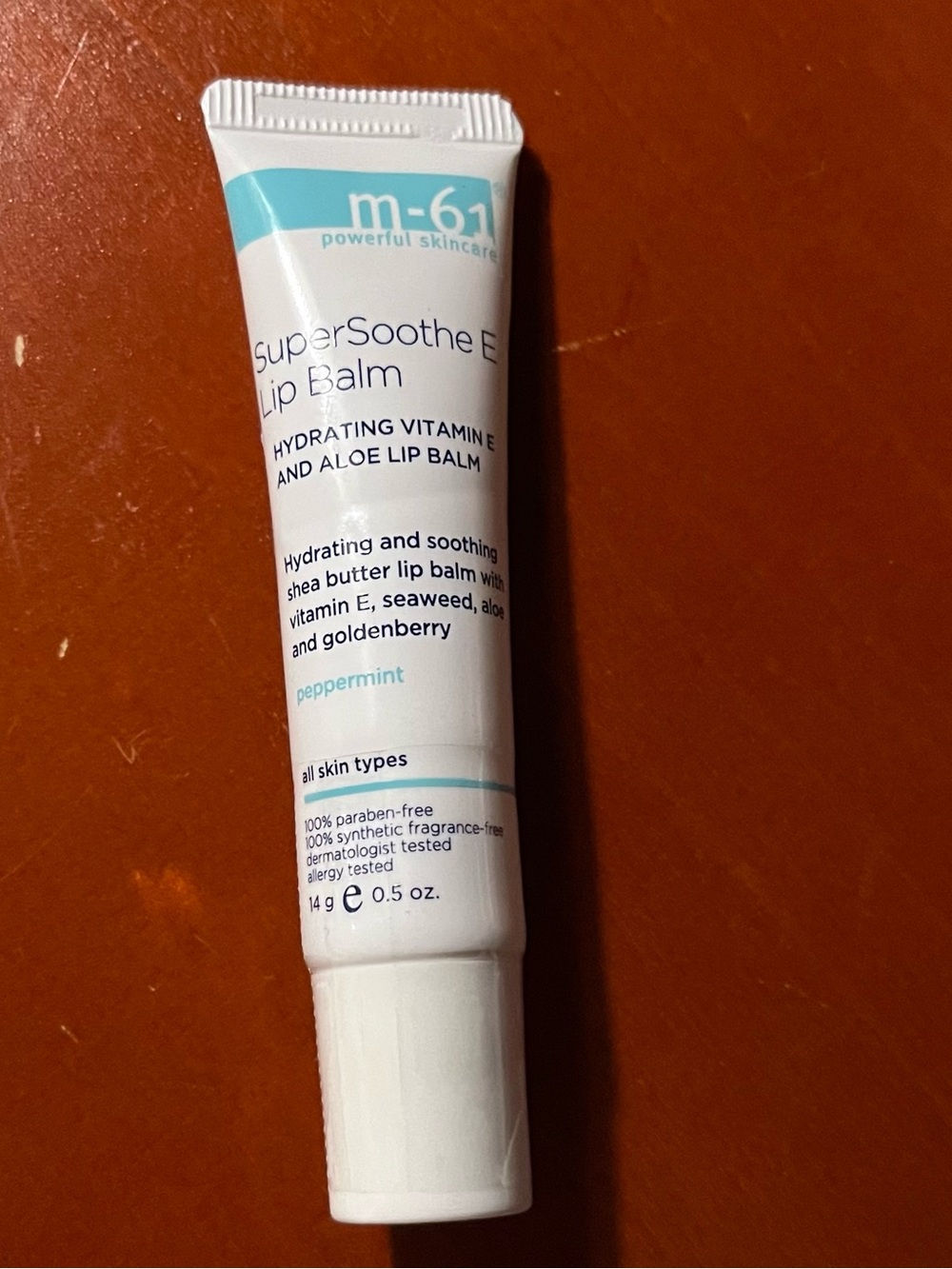 m-61 SuperSoothe Peppermint Hydrating Lip Balm - White